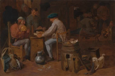 Card Players and Carousers