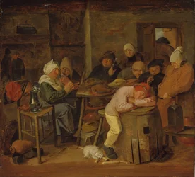 Peasants in an Interior (The Slaughter Feast)