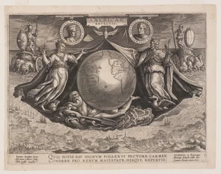 Frontispiece, from The Discovery of America