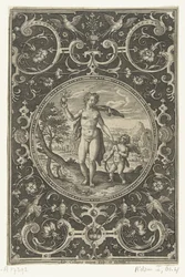 Medallion with Venus Holding the Apple of Paris and Cupid by Her Side