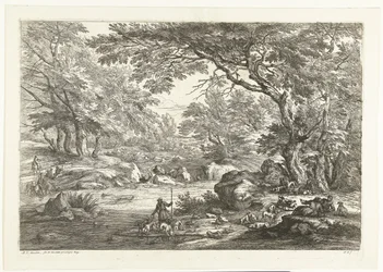 Landscape with Resting Hunters