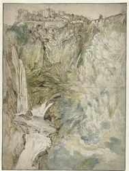 View of the Great Cascade at Tivoli