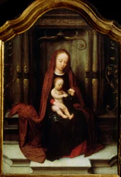 The Virgin and Child Enthroned