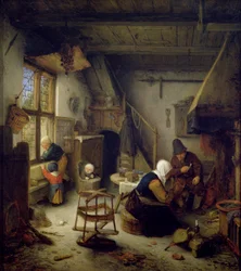 A Peasant Family at Home, 1661