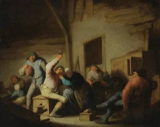 Merry Peasants in an Inn