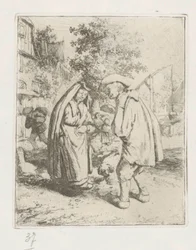 Man and Woman in Conversation