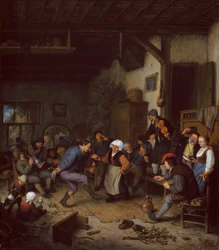 Merrymakers in an Inn