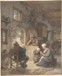 Reading the News at the Weavers
