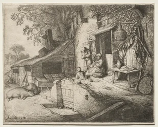 The Woman Spinning