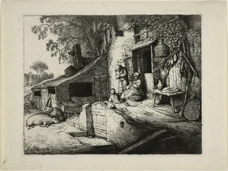 The Woman Spinning