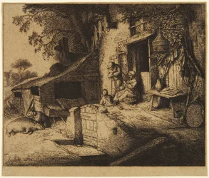 The Woman Spinning