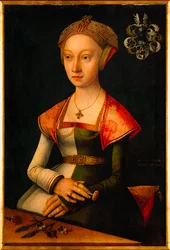 Portrait of a Young Woman with a Carnation