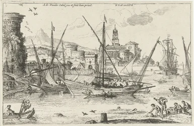 Harbor (Harbor View in the South, Landscapes, Series Two)