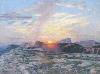 Sunset in Provence, c. 1927