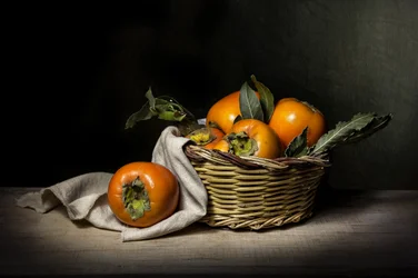 Rustic Persimmon Harvest