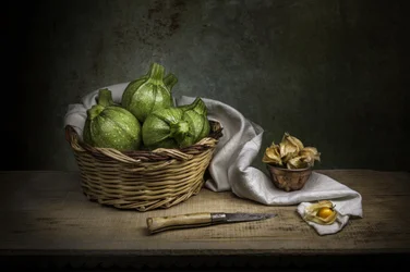Rustic Squash Still Life