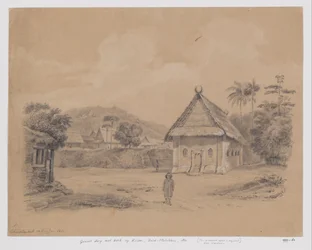 View of Village with Church on Kisar, South Moluccas