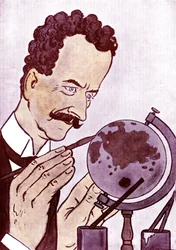 Cartoon by Philippe Berthelot, Drawing by Adrien Barrere from Fantasio