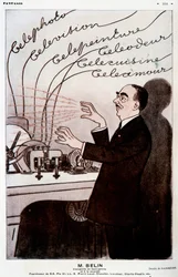 Humorous image about Belin and his belinographer