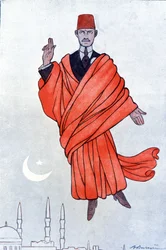 Portrait of Pasha Mustafa Kemal Atatürk