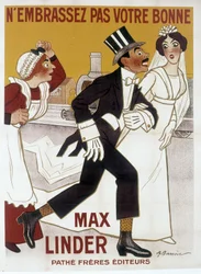 Poster of Max Linder, ill. by Barrere