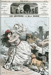 Barking, the Republic pursued by royalist or bonapartist dogs