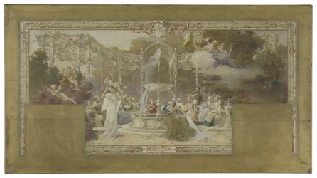 Sketch for the 10th Arrondissement Town Hall in Paris: Hearing, between 1905 and 1908