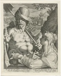 Christ Appears as a Gardener to Mary Magdalene (Noli me tangere)