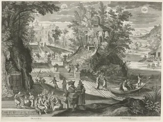 May and June from The Twelve Months in Six Italian Landscapes (series title)