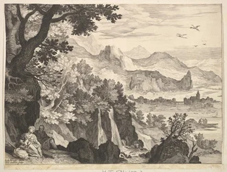Mountainous Landscape with the Rest on the Flight into Egypt