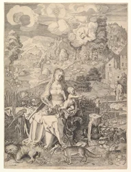 Virgin and Child in a Landscape