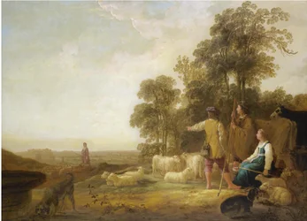 Landscape with Shepherds and Shepherdesses