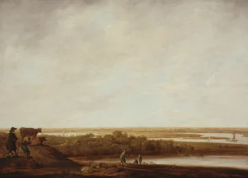Panoramic Landscape with Shepherds
