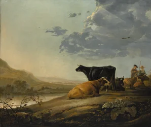 Young Herdsmen with Cows, ca. 1655-60