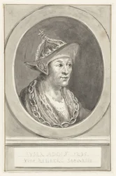 Portrait of Emperor Adolf VII of Nassau, in Oval, to the Right