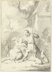 Venus and Adonis (?)