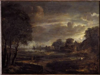 Landscape in the Moonlight