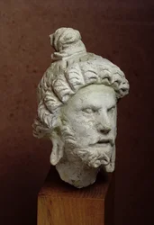 Head of Brahma, Afghanistan, 2nd-4th Century