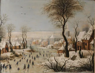 Winter Landscape with Bird Trap