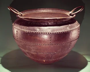 Cauldron, from Castlederg, County Tyrone, Late Bronze Age, 700-600 BC