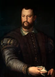 Portrait of Grand Duke of Tuscany Cosimo I de Medici