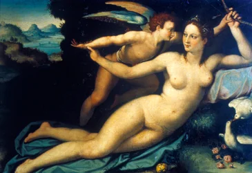 Venus and Cupid, mid 16th century