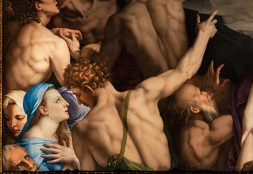 Medici Chapel: Descent of Christ to the Limbo (detail)