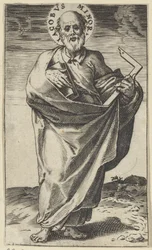 Apostle James the Lesser with Book and Square