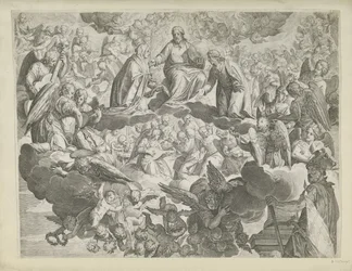 The Martyrdom of Saint Justina of Padua (Upper Half)