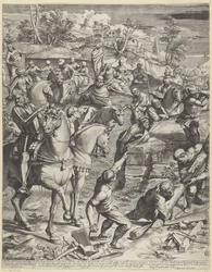 Crucifixion of Christ (left part)