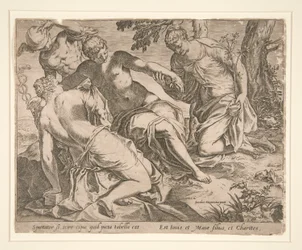 Mercury and the Three Graces