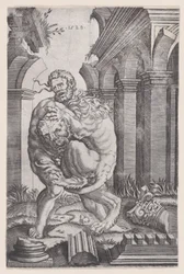 Hercules Strangling the Nemean Lion