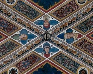 Heads and plant motifs (detail)