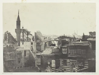 General View Taken from the West, Cairo, plate 1 from the album "Egypt, Nubia, Palestine and Syria," (1852)